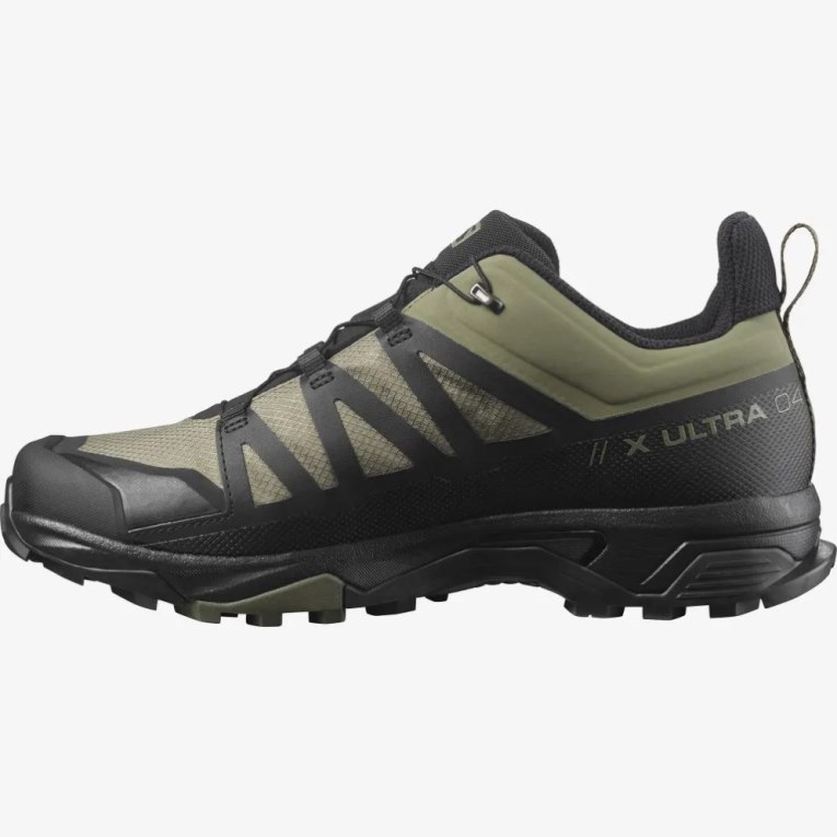 Tênis De Caminhada Salomon X Ultra 4 Wide GTX Masculino Pretas Verde Oliva | PT T80261